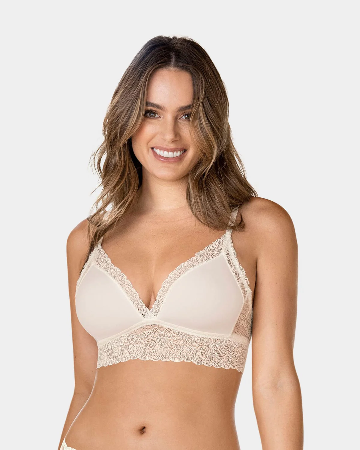 Bralette en encaje sexy y natural - Image 4