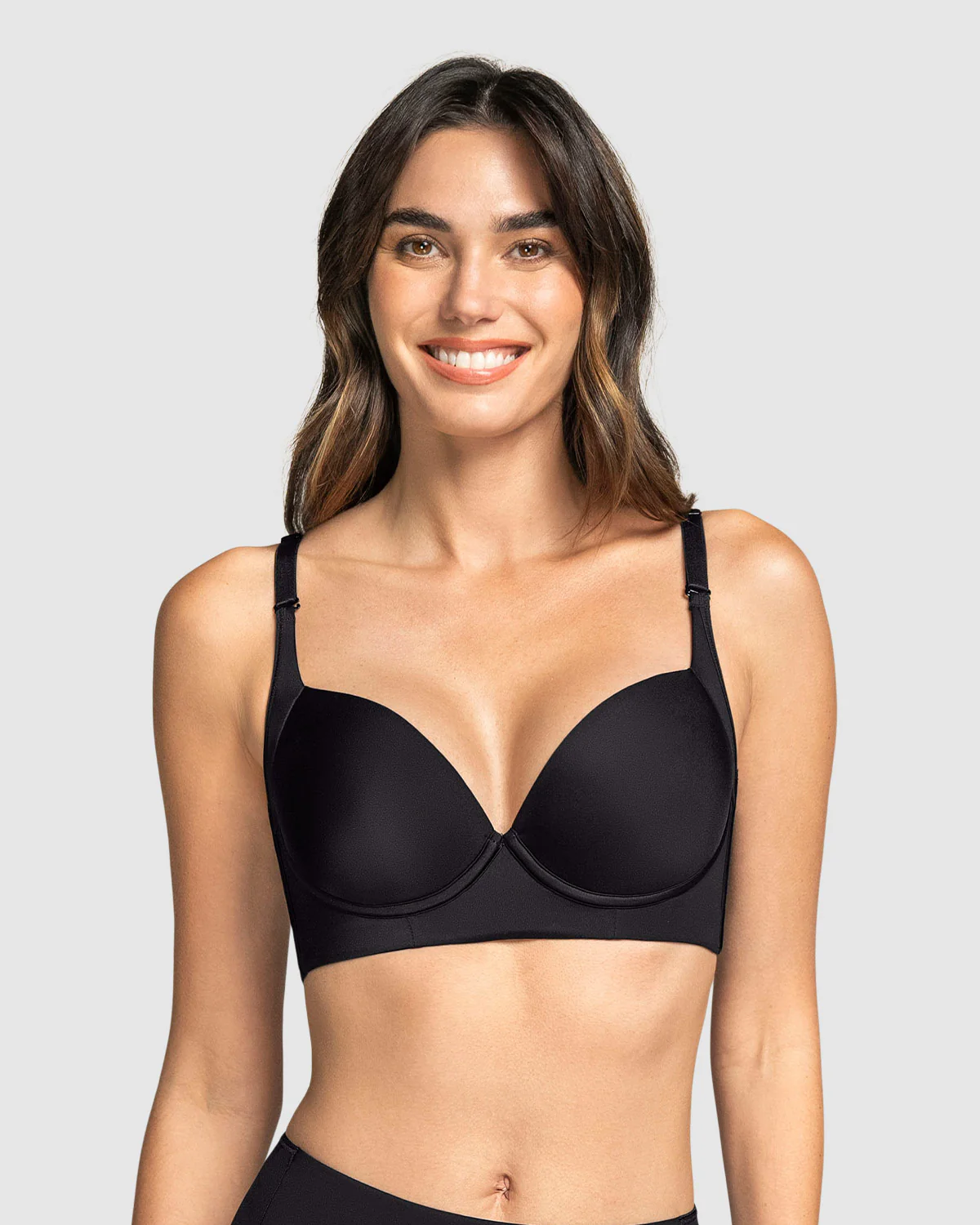 Brasier de cubrimiento alto en sisa y espalda Cover Bra - Image 7
