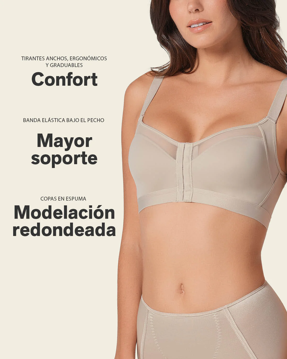 Brasier facilitador de postura con copas en espuma Multi/Benefit - Image 14