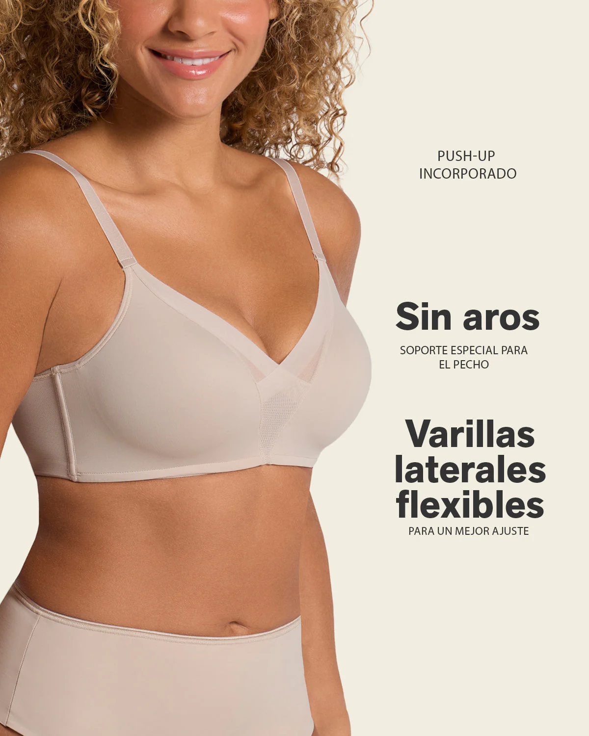 Brasier sin arco de realce alto incorporado Magical Bra - Image 26