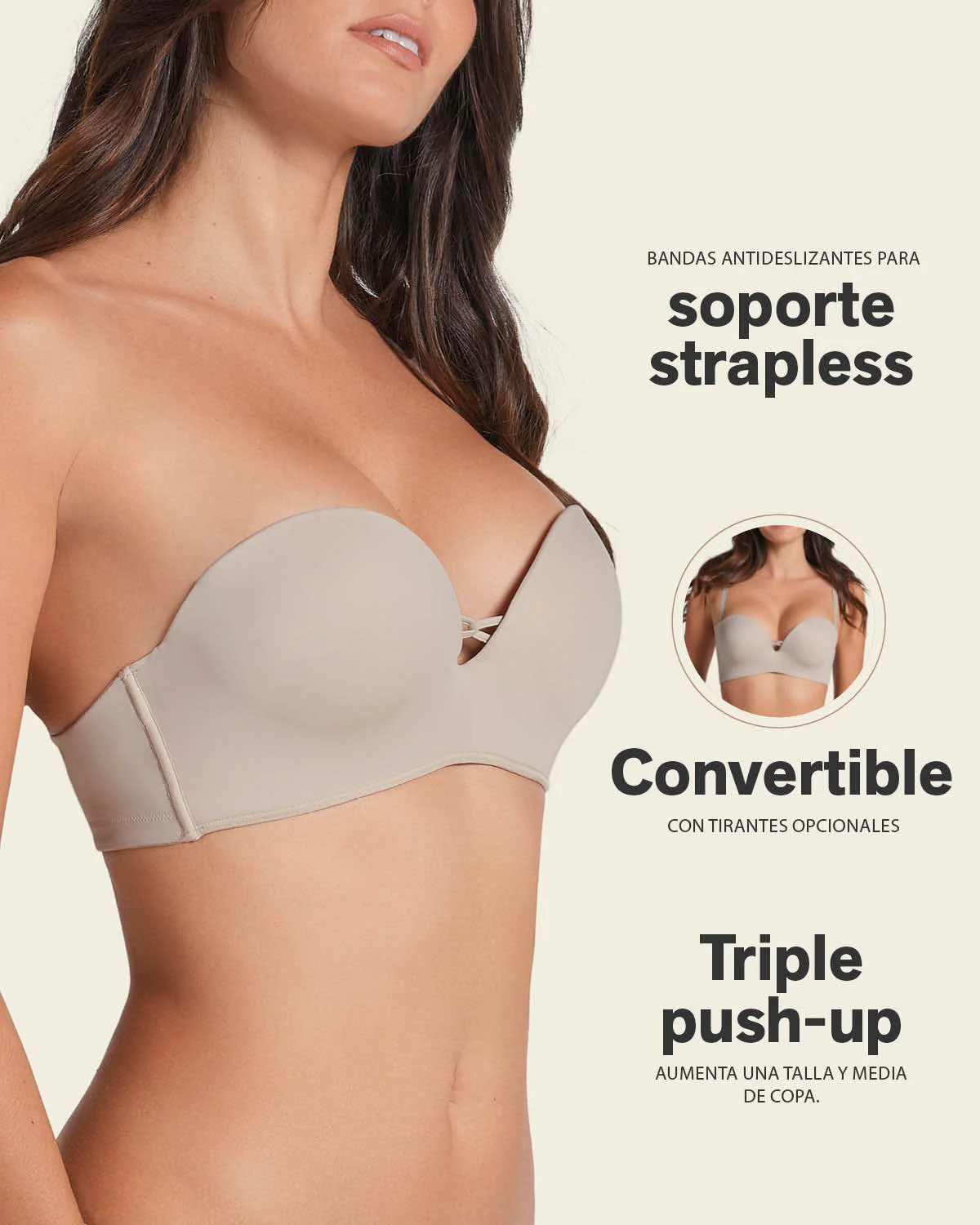 Brasier WOW de triple realce ideal como strapless - Image 39