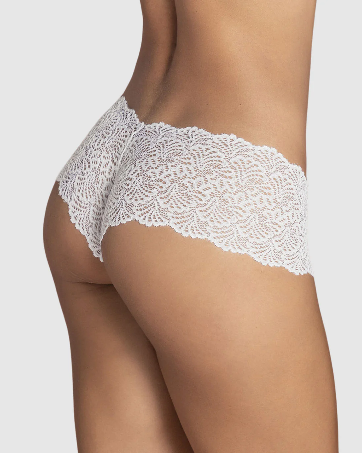 Panty estilo hípster en encaje sexy con refuerzo en algodón - Image 5