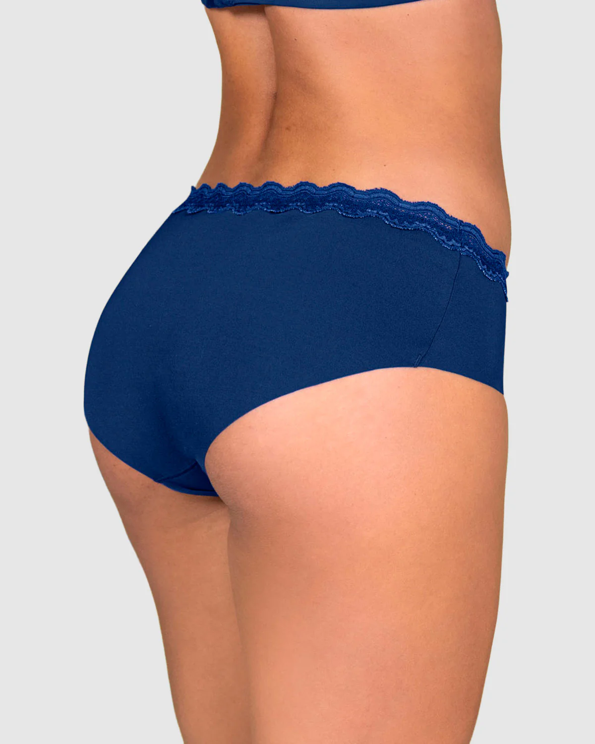 Panty hípster con encaje en cintura tiro medio - Image 21