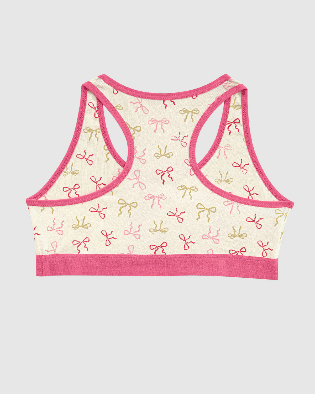 Top con espalda deportiva elaborado en algodón para niña - Image 4